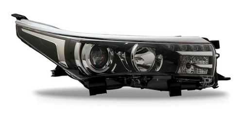 Par Farol Dianteiro Corolla 2014 15 16 2017 Cromado Com Led