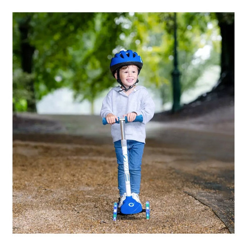 Scooter Monopatín Tres Ruedas Con Luces Evo Light Up Color Rosado Scooter Rosado