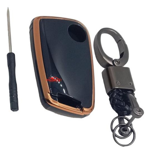 Funda Llave Vw Tiguan Nivus Tcross Taos Virtus Jetta A7 Tpu