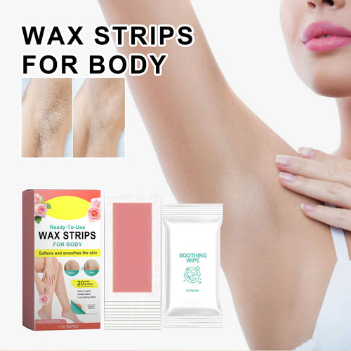 Tiras De Cera F Para Cuerpo, 20 Unidades, Para Cabello Remo