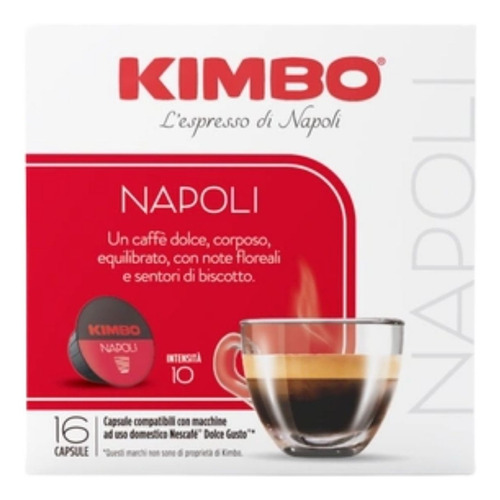 Capsulas Kimbo Napoli 16 Uni