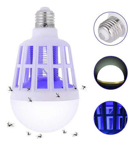 Lámpara LED de 15 vatios que mata mosquitos, mosquitos, 220/110 V