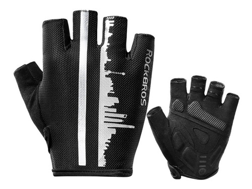 Guantes Cortos De Ciclismo Deportivos Rockbros Mtb Mbx 