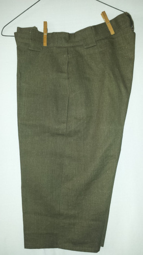 Pantalon Bermuda 3/4 Color Verde Militar 