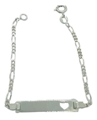 Pulsera Identidad En Plata Para Niña (p16)