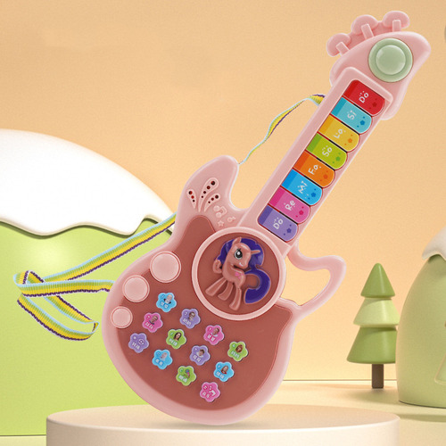 Np Guitarra De Juguete Musical For Niños Con Luz, 1 Piezas
