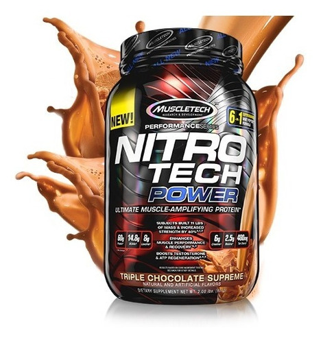 Nitrotech Power Muscletech 2 Lb ! La Mejor Proteina De Todas