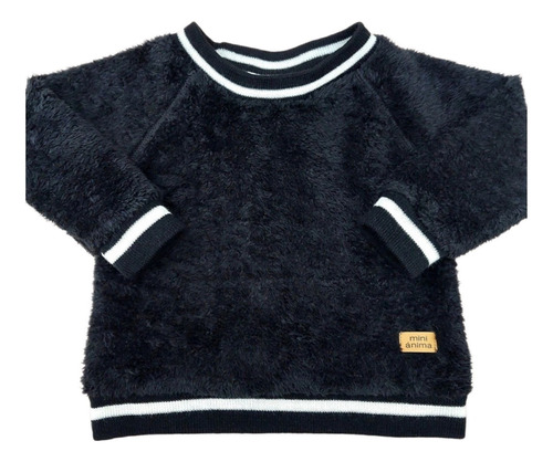 Buzo Abercrombie Mini Anima  Algodon Kids Bebe Negro