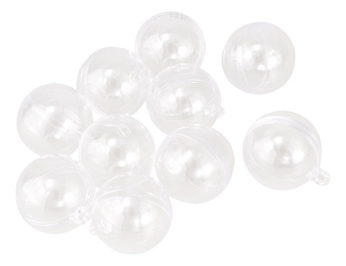 Jjzs Bolas De Plástico Transparente 6 Piezas