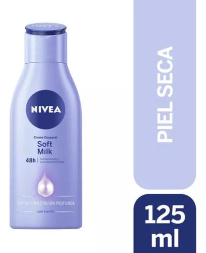 Crema Corporal Nivea Soft Milk Piel Seca 125ml