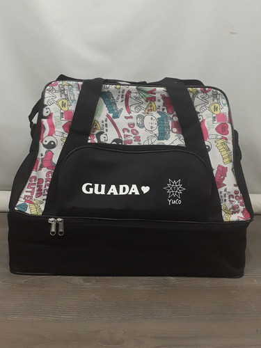 Imagen 3 de 6 de Bolso Cajon P/patin Artistico Estampado (opc Personalizable)