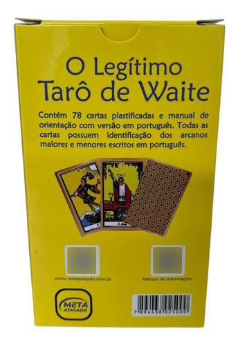 Kit  Com 6 Baralhos O Legítimo Tarot Waite 78 Cartas