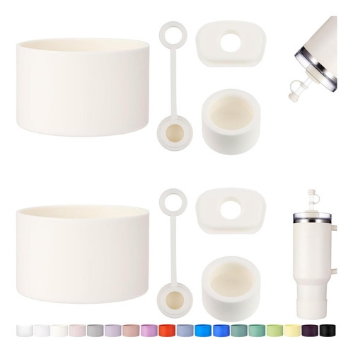 Hyz Juego 8 Accesorios Para Taza Stanley H2.0 30/40oz Crema