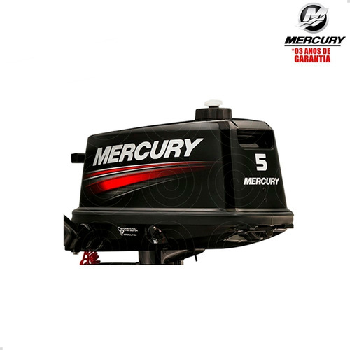 Imagem 8 de 10 de Motor De Popa Mercury 5hp Mh 2 Tempos
