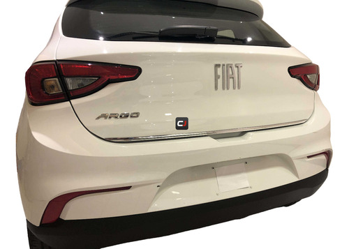 Aplique Traseiro Cromado Porta Malas Fiat Argo