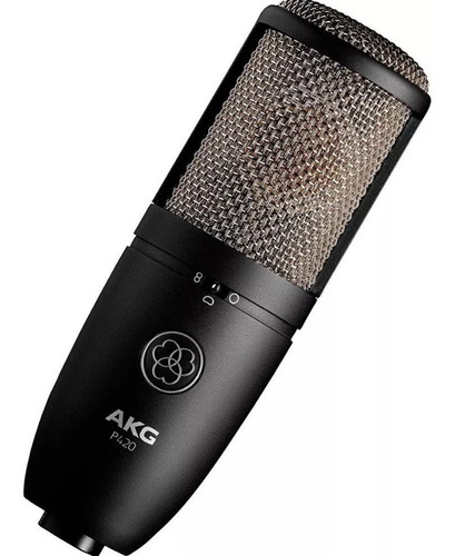 Microfone AKG P420 condensador cardioide preto
