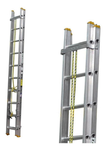 Escalera Aluminio Escalumex De Extension 40 Peldaños 12.20mt