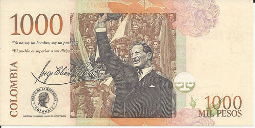 Colombia 1000 Pesos, 31 Enero 2006