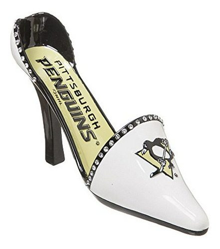 Zapato De Hoja Perenne Nhl Pittsburgh Penguins Decorativo, C