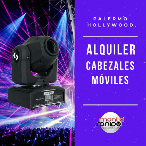 Alquiler Luces Dj Fiesta Cabezales Moviles Láser Guirnaldas