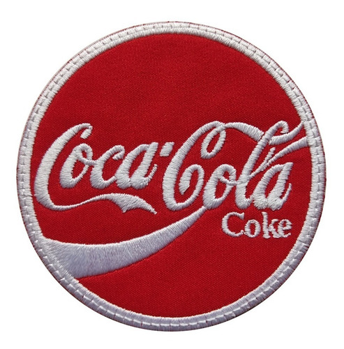 Parche Bordado Coca Cola Coke Logo Bordado Gaseosa Cocacola