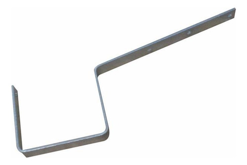 Kit C/20 Suporte Com 30cm Aste P Calha Beiral 30 Fundo 7,5cm