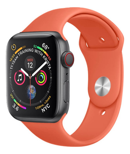 Correa Compatible Con Apple Watch 38mm/40mm Papaya