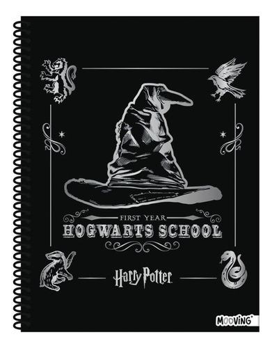 Cuaderno Universitario A4 Harry Potter 80 Hojas Mooving 1