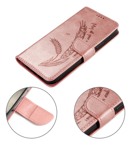 Funda De Piel Tipo Libro Para Vivo S1 Pro/y9s/y15s Con Función Atril Magnética