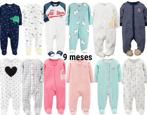 Enterito Pijama Osito Carters  9 Meses Algodon Toalla C/etiq