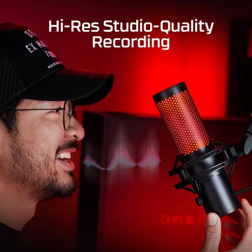 Micrófono Usb Hyperx Quadcast 2 Para Juegos Y Podcasting C