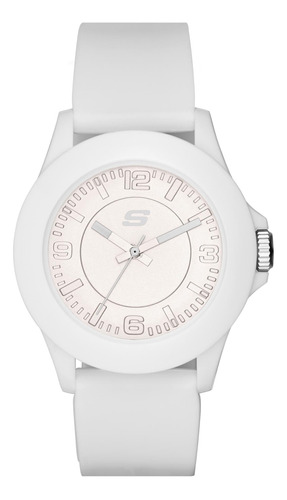 Reloj Skechers Sr6023 Con Pantalla Analogica De Cuarzo Blanc