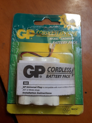 Gp Cordless Phone Nickel Cadmium Battery Pack Mod. T110-u1