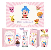 Comprar Kit Imprimible Plim Plim Nena + Banner Fondo Mesa Dulce