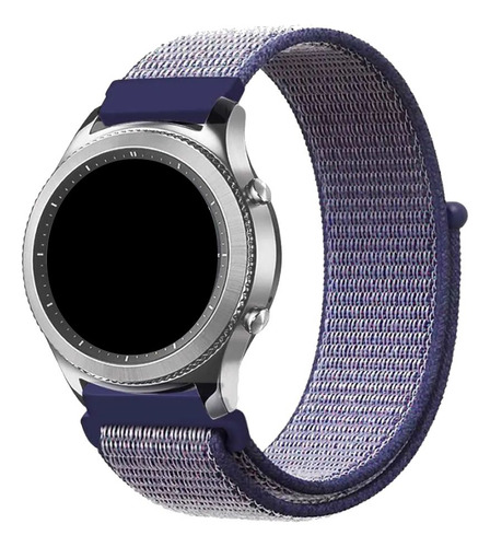 Pulseira Nylon Loop Para Samsung Galaxy Watch Bt 46mm (22mm) Cor Lavanda