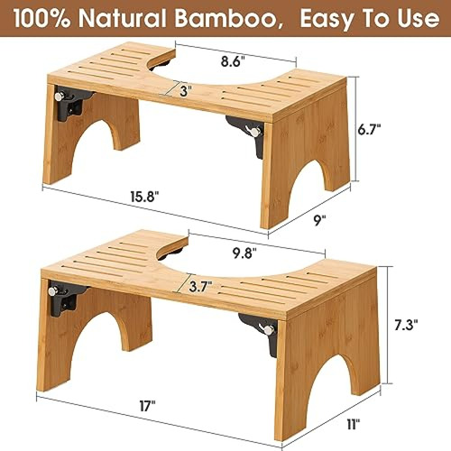Taburete De Baño Filwh Taburete De Inodoro Plegable De 7,3 P