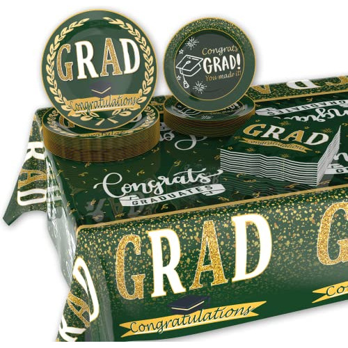 Graduation Decorations 2023 Disposable Paper Plates Nap...