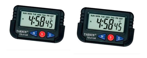 2 Relojes Taksun  Para Auto Ts-613a-2 Con Campana De Alarma