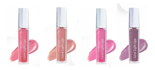 Love Light Lips Kit De Brillo, Juego De Brillo De Labios Br.