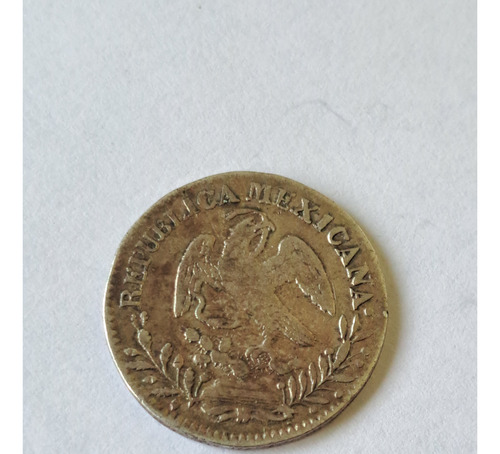 Moedas México 1 Real 1841 Zacateca Prata 3.38 Gr Data Rara