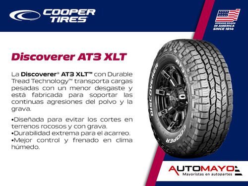 Set 2 Llantas Discoverer At3 Xlt Cooper Lt285/75r17 118s