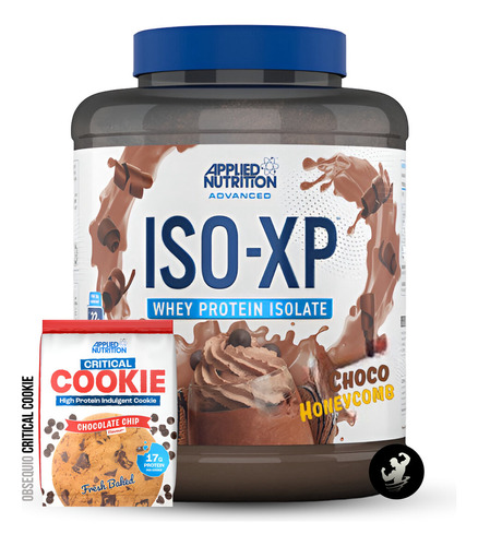 Iso Xp 1.8 Kg, Proteína 100% Aislada, Applied Nutrition Sabor Chocolate Honeybomb