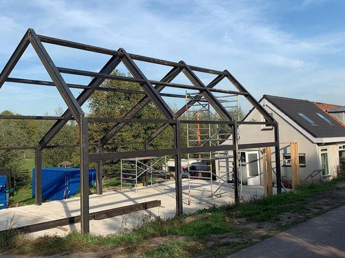 Constru Galpones Tinglados Estructuras Alma Llena X 300 Mts2