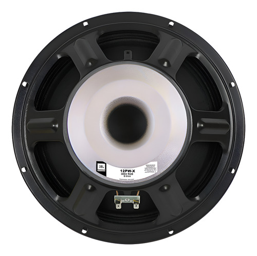 02 Woofer Alto Falantes Jbl 12 Pol 12pwx 300w 8 Ohms Grave Cor Preto