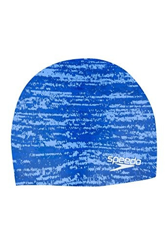 Speedo Remix Swim Cap, Azul Radiante, Tamaño Único
