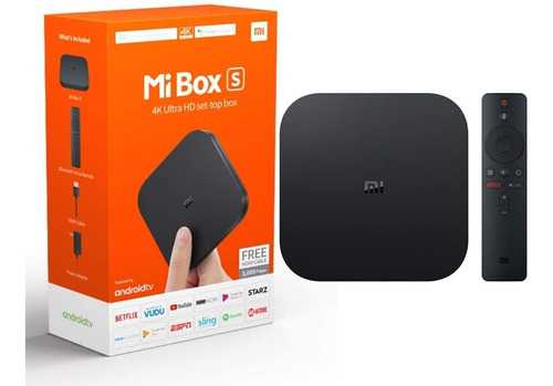 Xiaomi Mi Box S Tv Android 8.1 4k Wifi Play Store Hdmi Smart