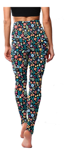 Pantalones En L Para Mujer, Clásicos, Con Estampado Floral D