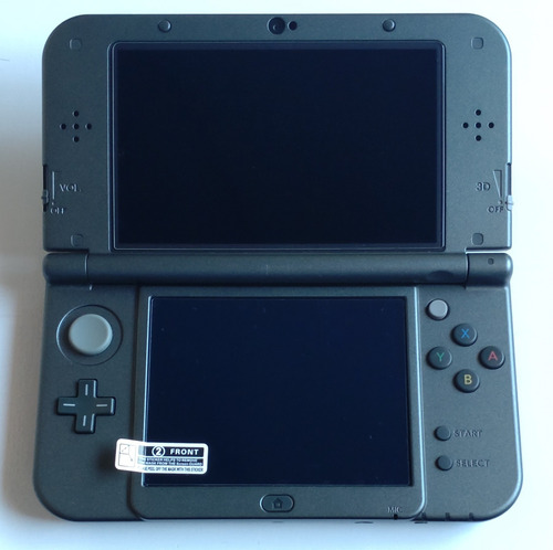 Nintendo New 3ds Xl Buen Estado Con Muchos Accesorios Negro Metálico