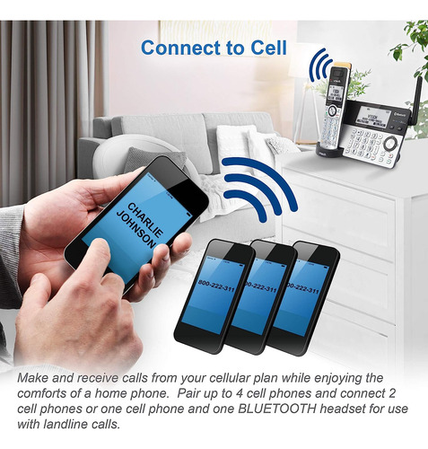 Vtech Is8151-3 Super Long Range 3 Handset Dect 6.0 Cordle...