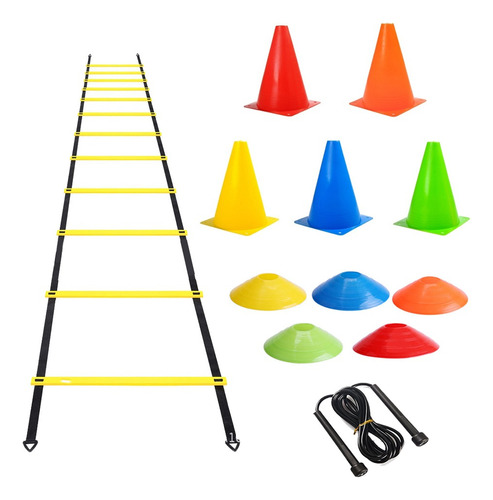 12pcs Escaleras De Agilidad Equipo De Entrenamiento De Fútbo